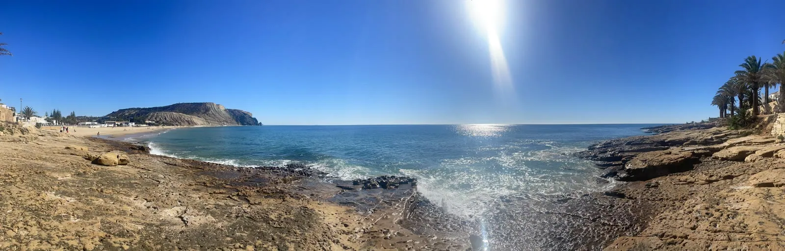 A quiet cove and headland on the western Algarve's south coast